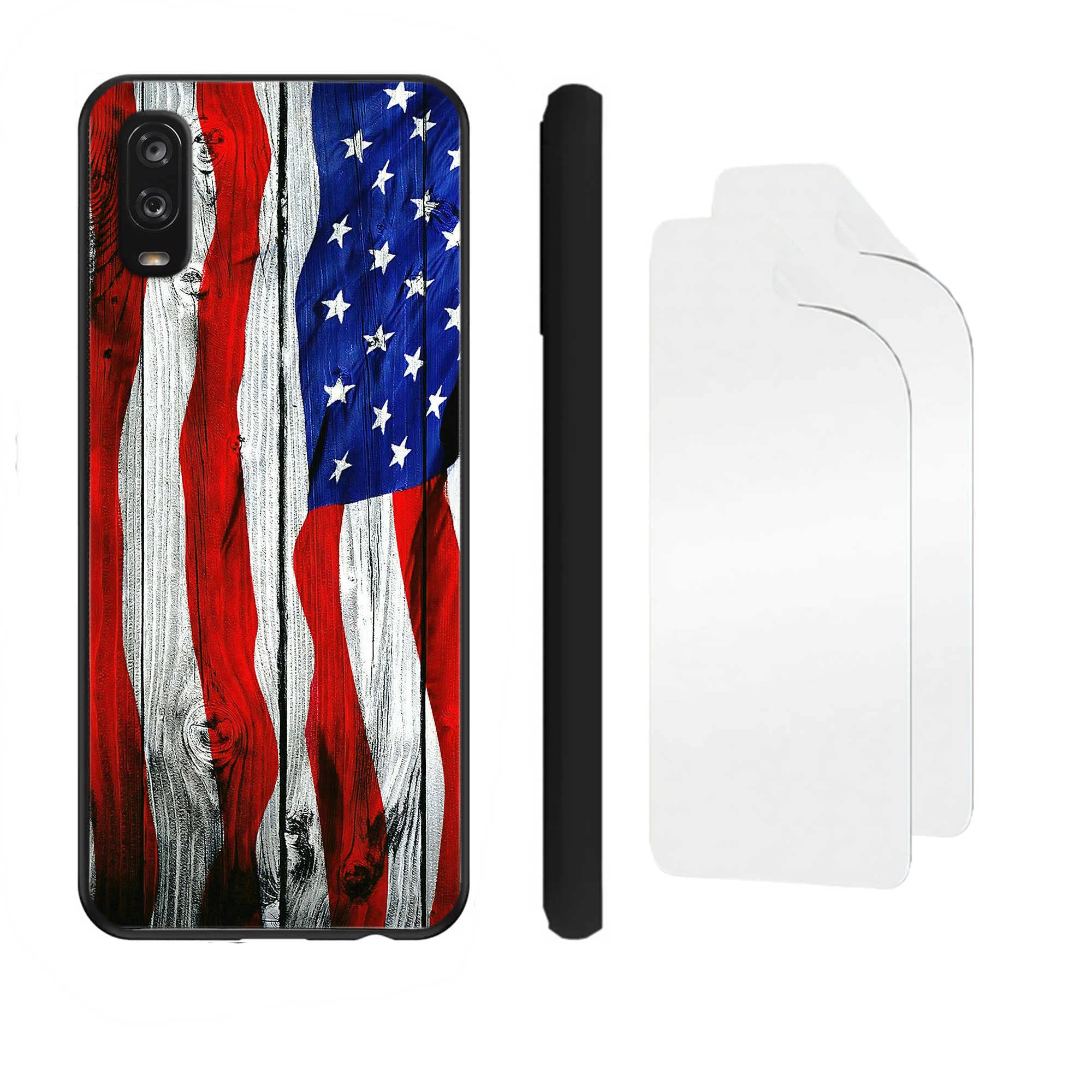 Jitterbug Smart 3 Phone Case & Lively Smart Case Cover with 2-Pack TPU Screen Protectors - Shockproof Protective Cover for Seniors - Perfect for Everyday Use & Travel