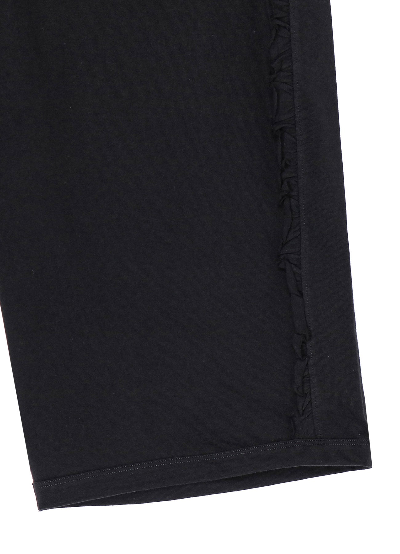 Soft Cotton Jersey Knee-Length Pants with Frill Detail - Comfortable & Stylish for Casual Wear, Travel, and Lounge