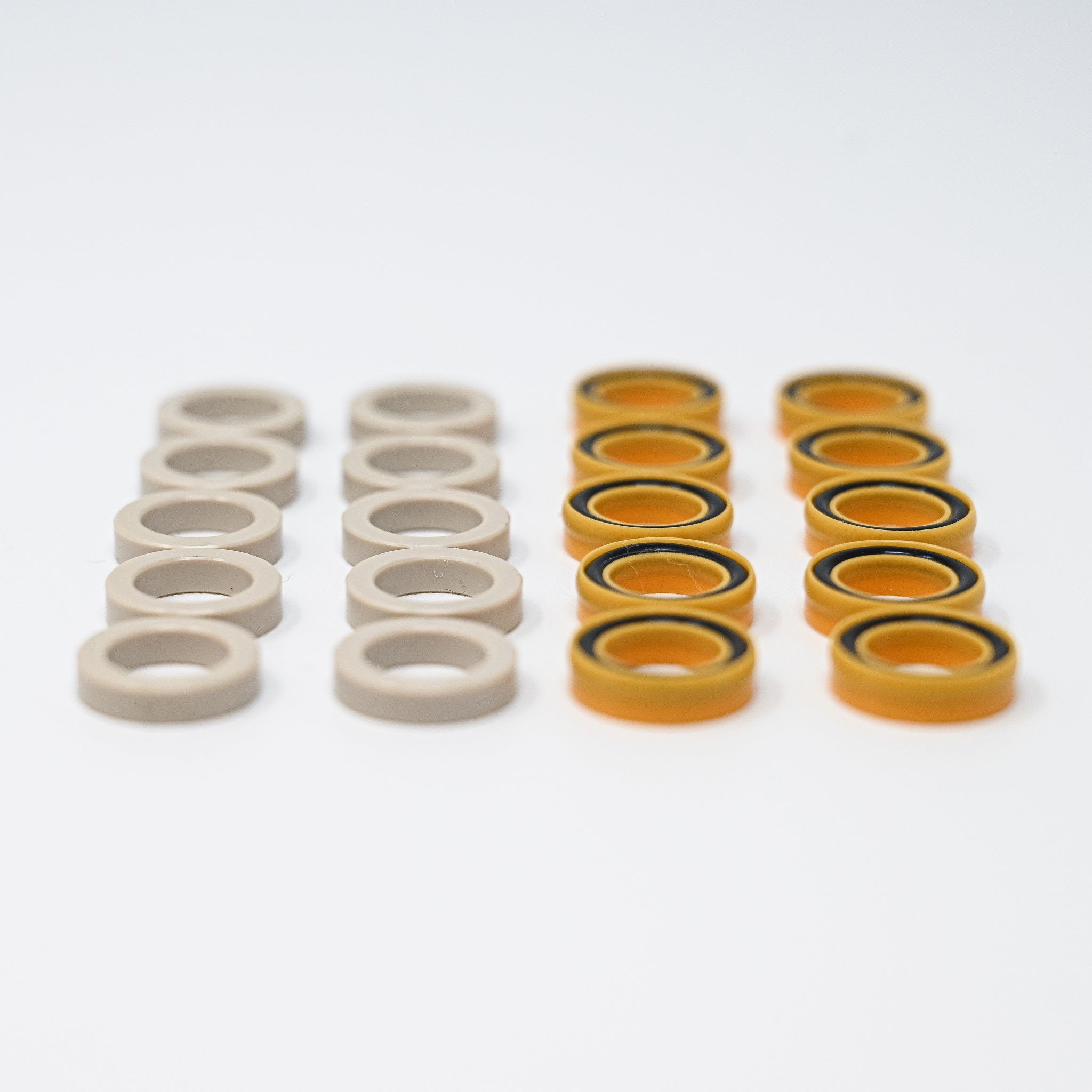 Flangeless Omniflex™ O Ring Seal (3/8 Inch) - 10 Pack - High-Temperature Resistant, Durable Rubber Gasket for Plumbing, Hydraulic Systems & Automotive Applications