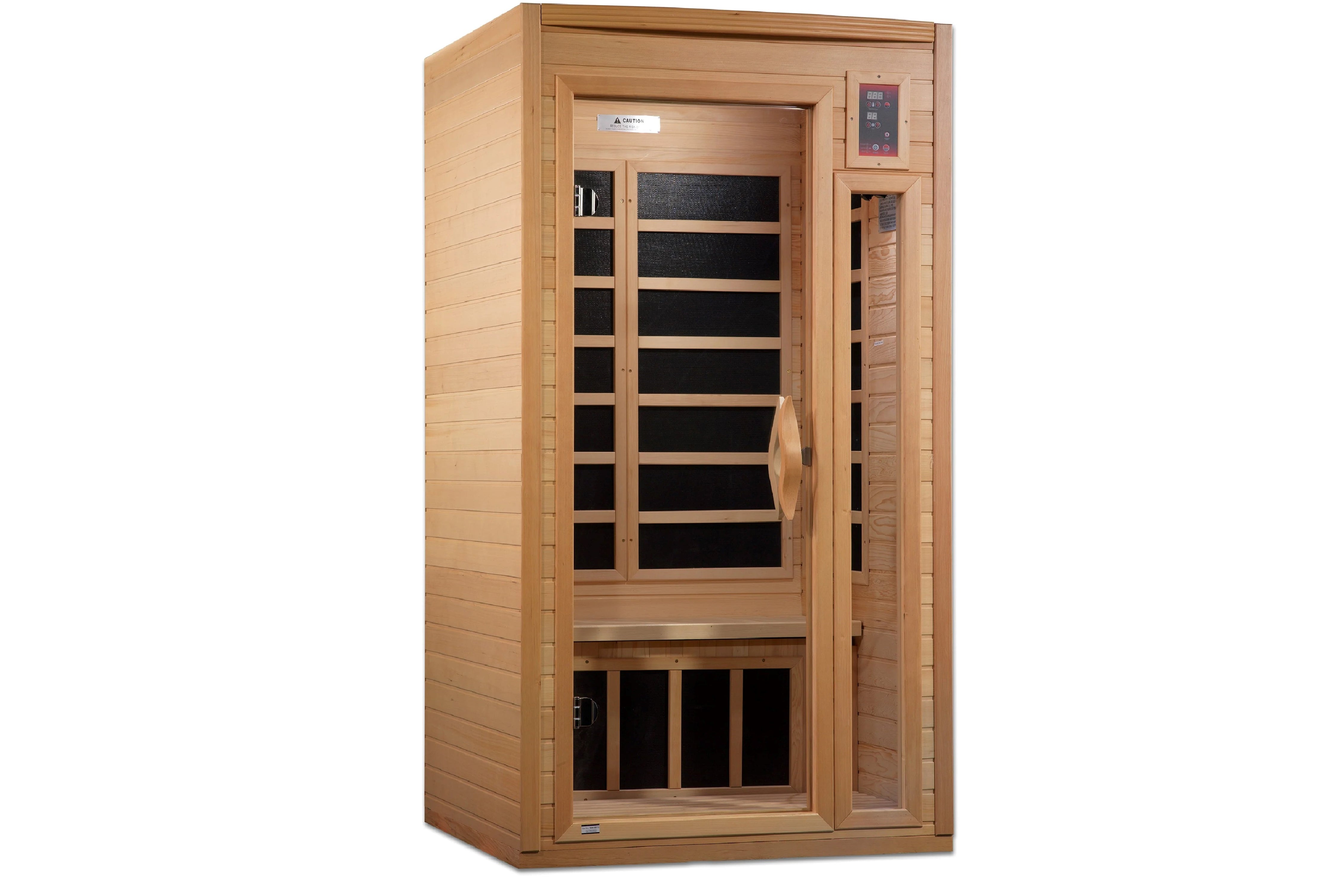 Golden Designs Near Zero EMF Far Infrared Sauna for Home Spa Therapy - Relaxation, Detox & Pain Relief