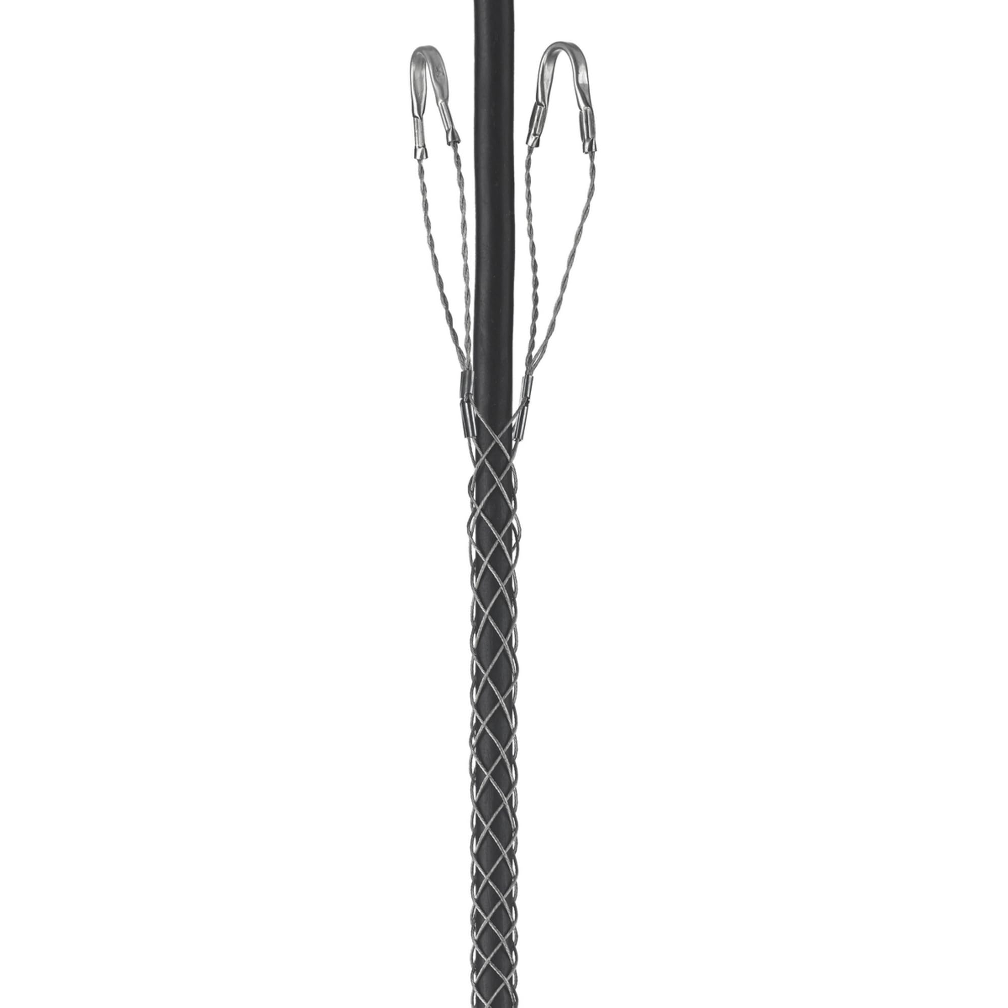 Double Closed Mesh Cable Support Grip - Durable Wire Management Solution for Home & Office Organization