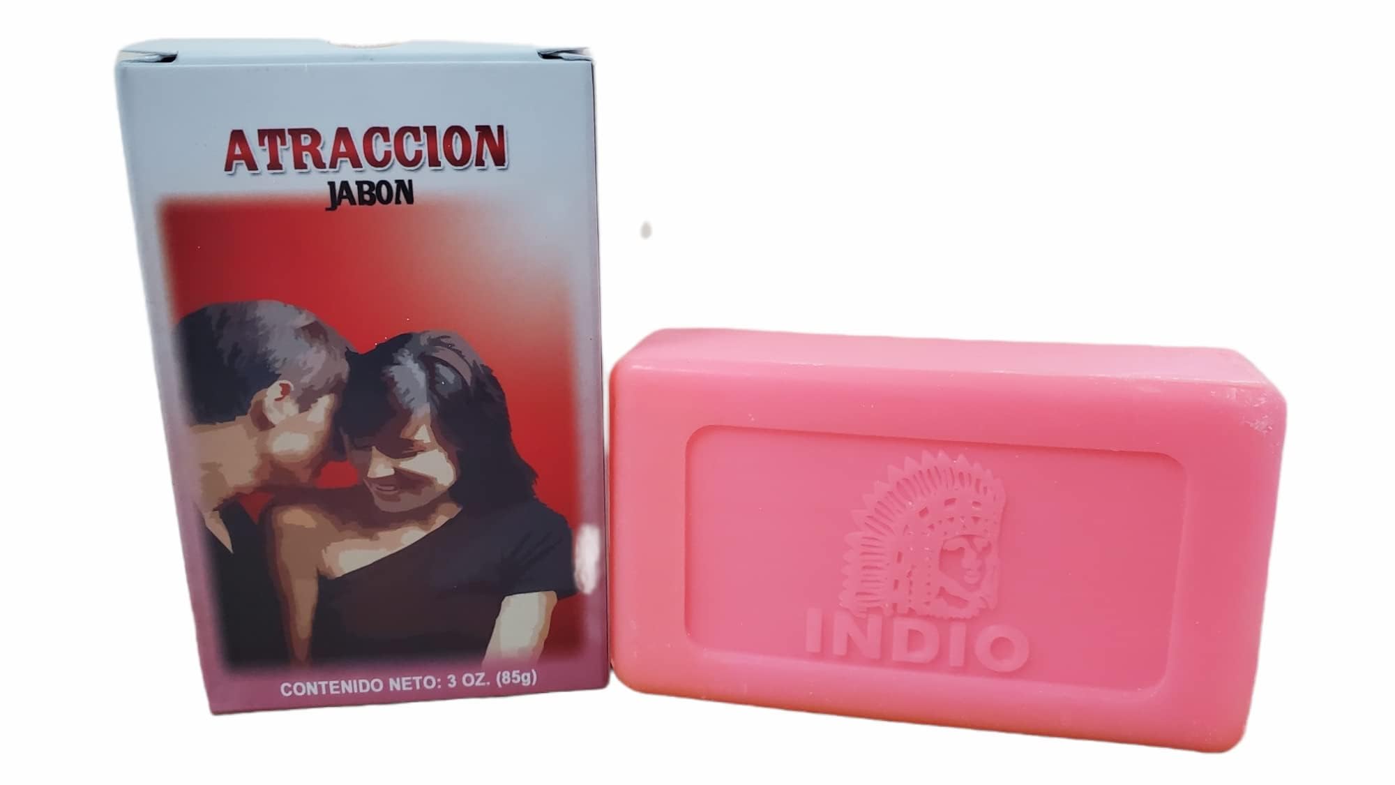 INDIO Attraction Soap - Natural Handmade Soap for Men & Women, Moisturizing & Long-Lasting Fragrance - Perfect for Gifts, Spa Days & Romantic Occasions