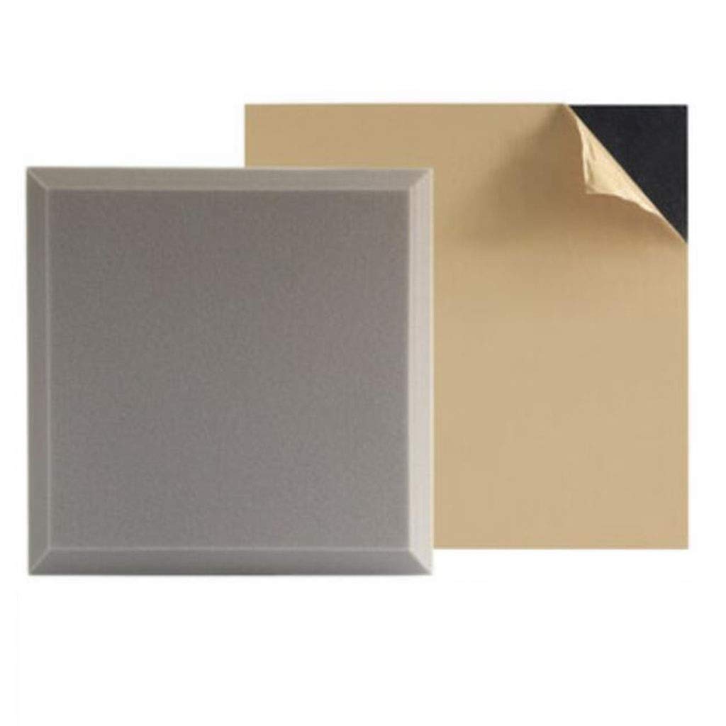 YNFNGXU Acoustic Foam Panels - 30 Pack Soundproofing Studio Foam, Self-Adhesive Sound Absorbing Wall Panels for Home Theater, Recording Studio & Office (Gray, 12x12x1 inch)