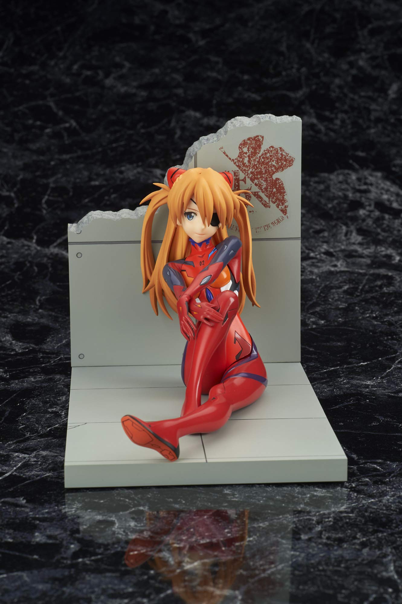Bell Fine Evangelion: 3.0+1.0 Thrice Upon A Time Asuka Langley Plugsuit Ver. 1/7 Scale PVC Figure - Anime Collectible for Display & Home Decor