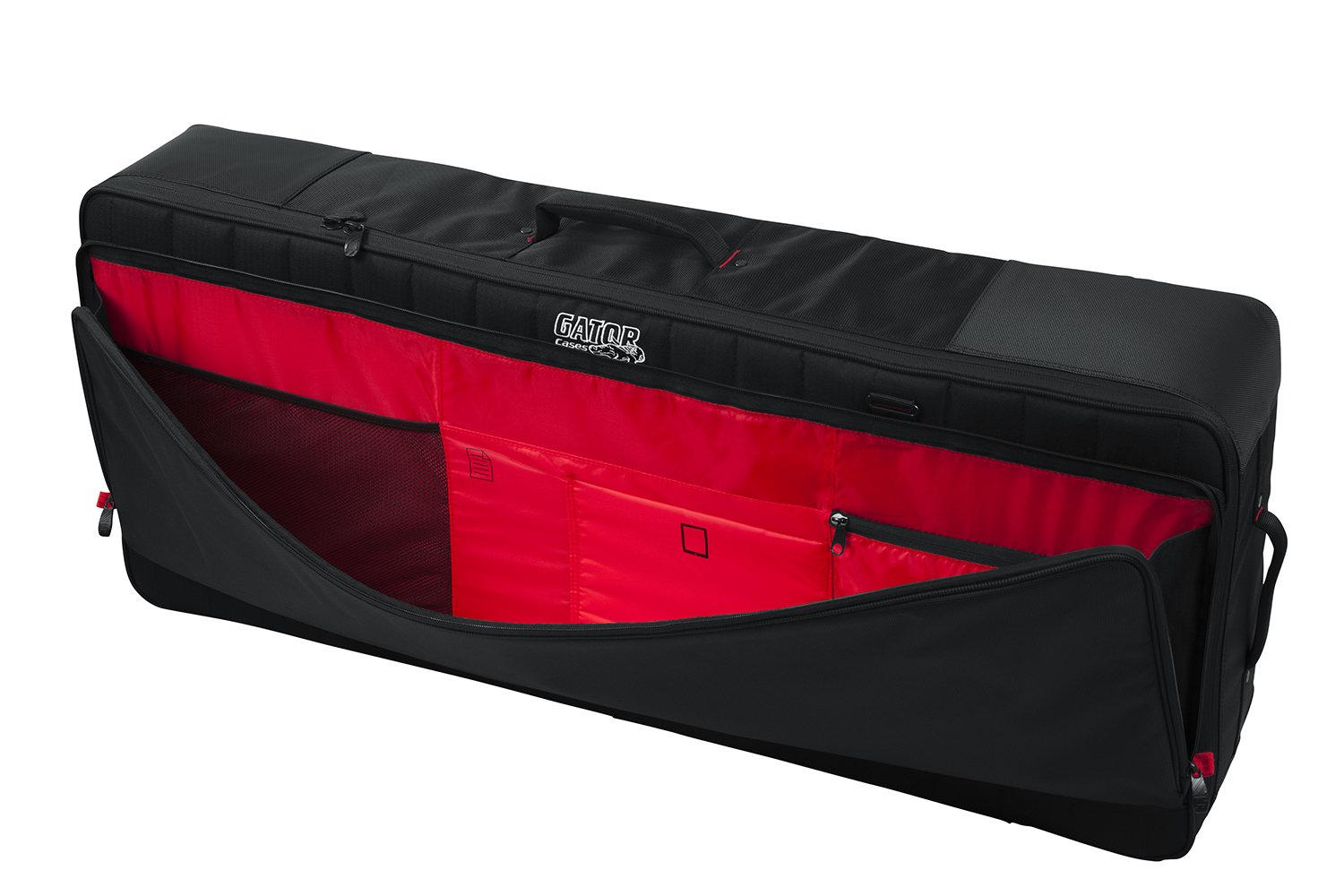 Gator Cases Pro-Go Ultimate Keyboard Gig Bag with Removable Backpack Straps - Durable Padded Protection for Keyboards, Synthesizers & Digital Pianos - Perfect for Musicians, Bands & Studio Use