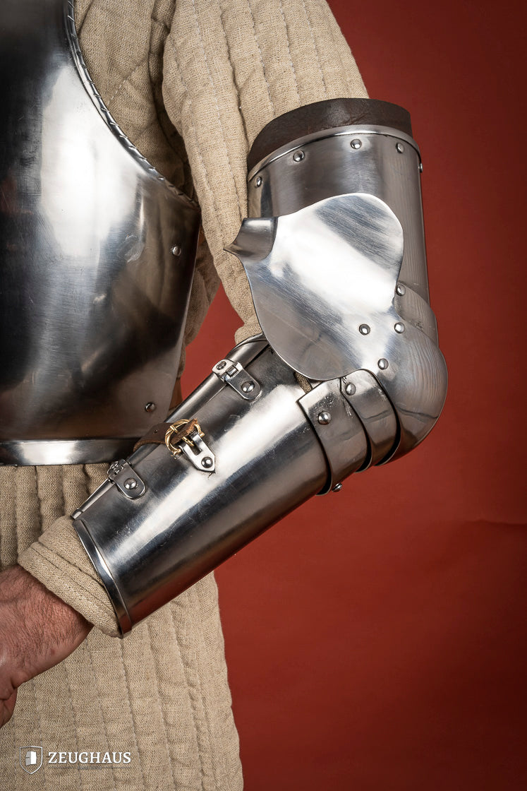 Arm Armour 1390 1450 1.6mm Polished Stainless Steel Protective Gear - Perfect for Motorcycle Riding, Construction Work & Outdoor Sports