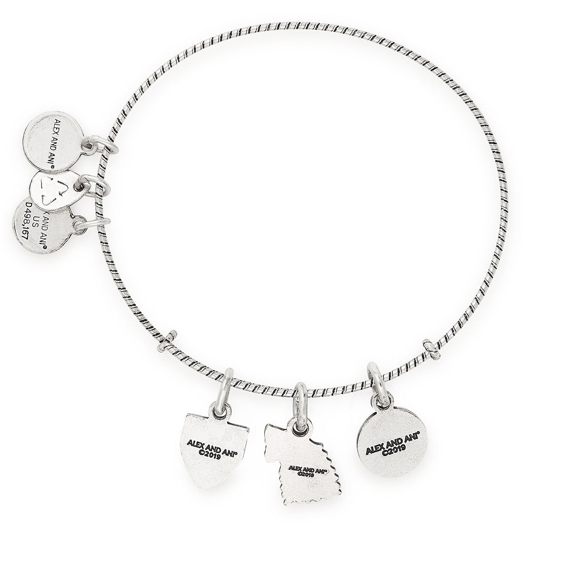 Game of Thrones™ Arya Stark Charm Bangle - Official Licensed Jewelry for Fans - Perfect for Cosplay, Gifts & Collectibles