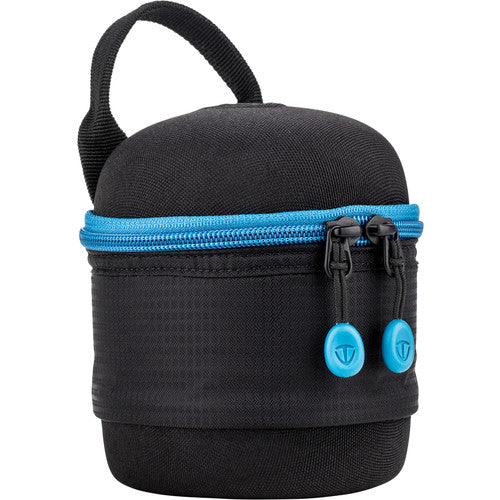 Tenba Tools Lens Capsule 3.5x3.5 Inches (9x9 cm) Black - Protective Pouch for Camera Lenses, DSLR & Mirrorless Accessories - Perfect for Travel, Photography & Outdoor Adventures