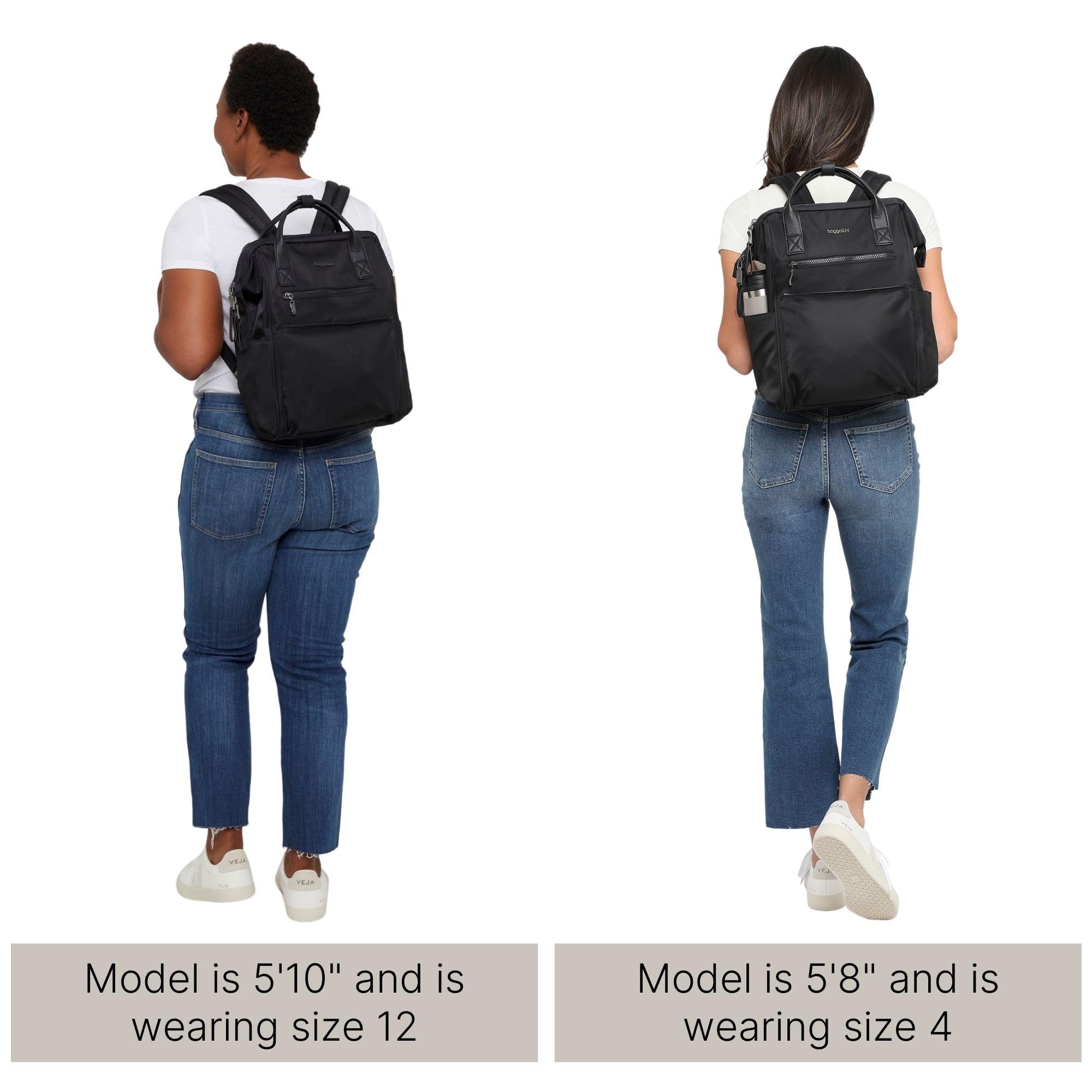 Baggallini Soho Backpack - Lightweight Water-Resistant Laptop Bag for Women Travel & Work