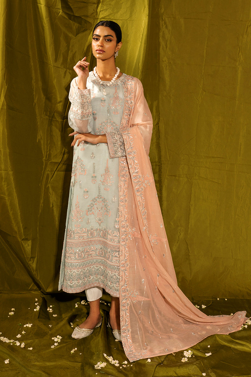 MINT FOREST 2PC Women's Ethnic Outfit Set (Kurta & Dupatta) - Perfect for Festivals, Weddings & Special Occasions