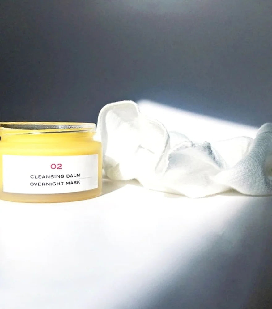 02 Cleansing Balm & Overnight Mask - 2-in-1 Deep Cleansing and Hydrating Face Treatment for Glowing Skin | Perfect for Nighttime Skincare Routine and Makeup Removal