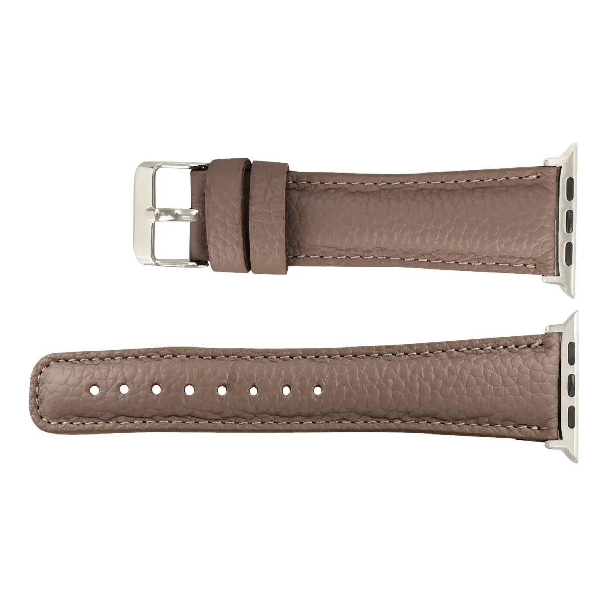 Premium Genuine Mink Leather Apple Watch Band - Soft Luxury Strap for Apple Watch Series 9/8/7/6/SE/5/4/3 - Perfect for Business, Formal Events & Everyday Wear