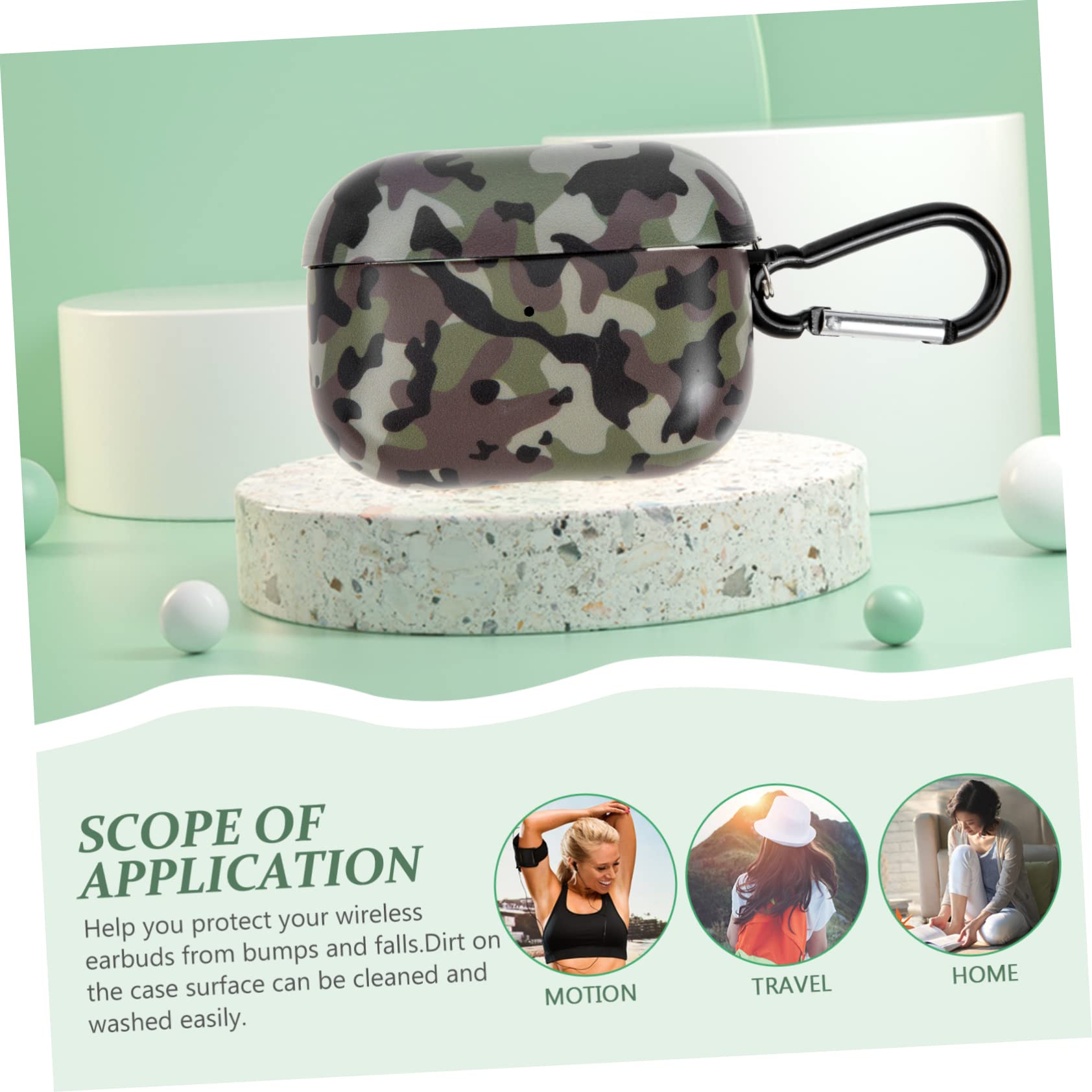 Dustproof AirPods Case with Shell Decor - Soft TPU Protective Cover for Wireless Earbuds | Perfect for Travel, Workout & Daily Use