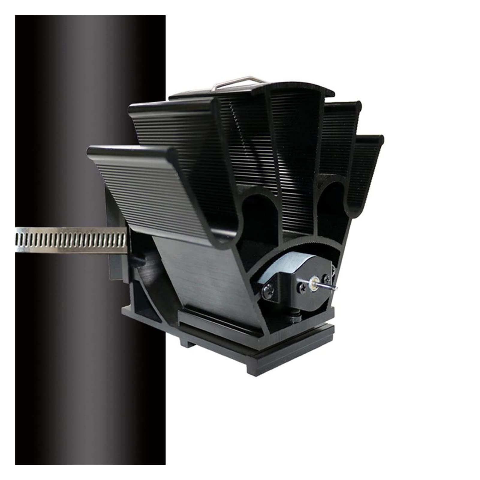 4 Pack Universal Heat Powered Stove Fan for Wood Burning Stove, Fireplace - Silent & Efficient Heat Distribution - Perfect for Home, Cabin, RV & Outdoor Heating