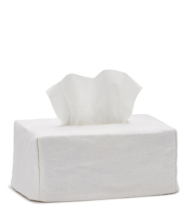 Large White Tissue Box Cover - Elegant Home Decor for Living Room, Bedroom, or Office