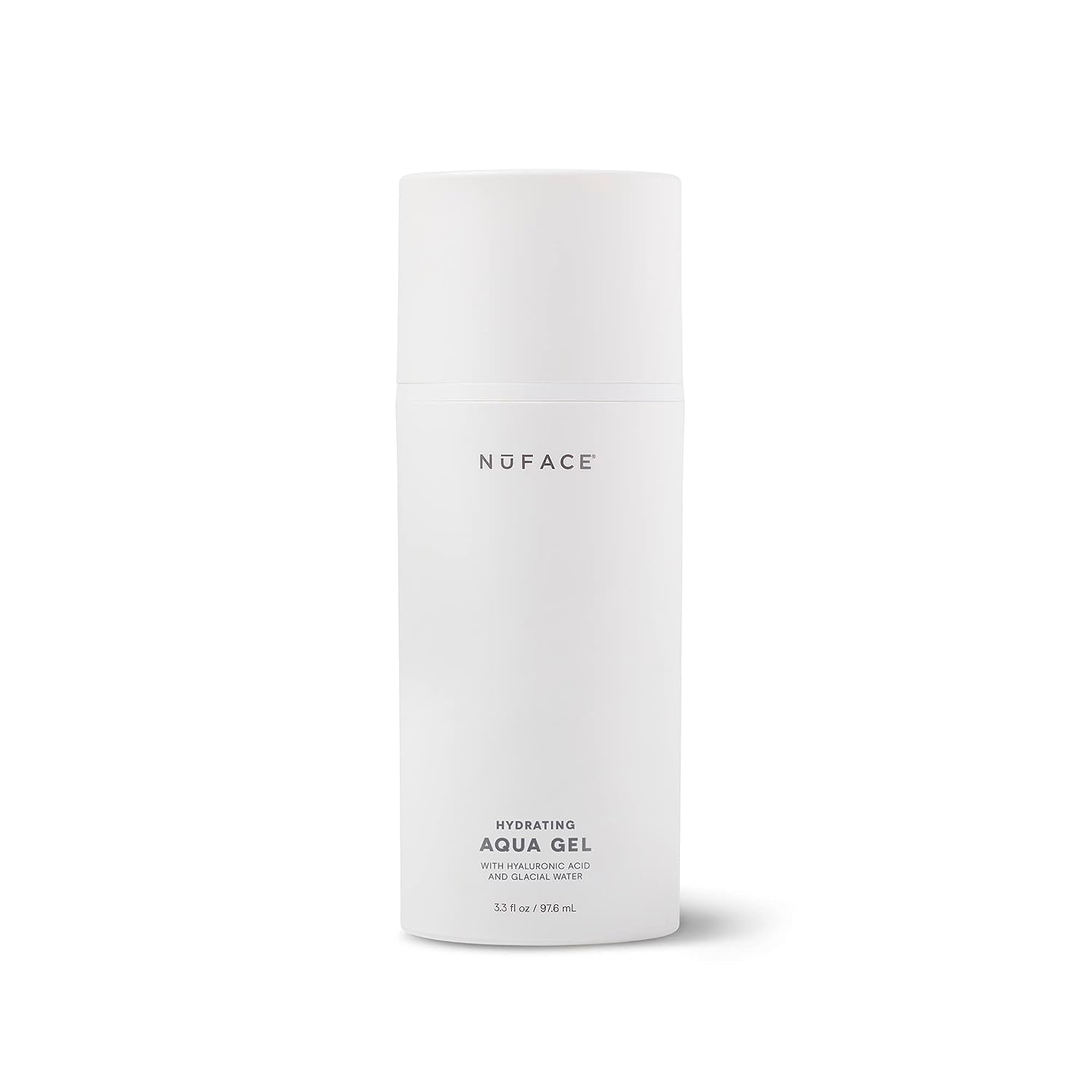 NuFACE Hydrating Aqua Gel 3.3 oz - Microcurrent Facial Treatment Gel for Glowing Skin | Perfect for At-Home Skincare Routine & Professional Spa Treatments