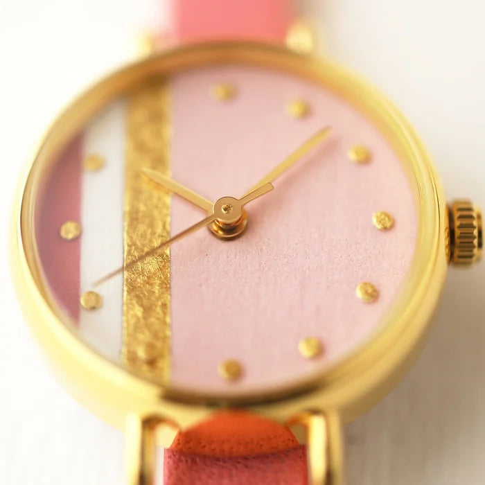 Japanese Handmade Cherry Blossom Women's Wristwatch - Elegant Floral Design for Casual Wear, Office & Special Occasions
