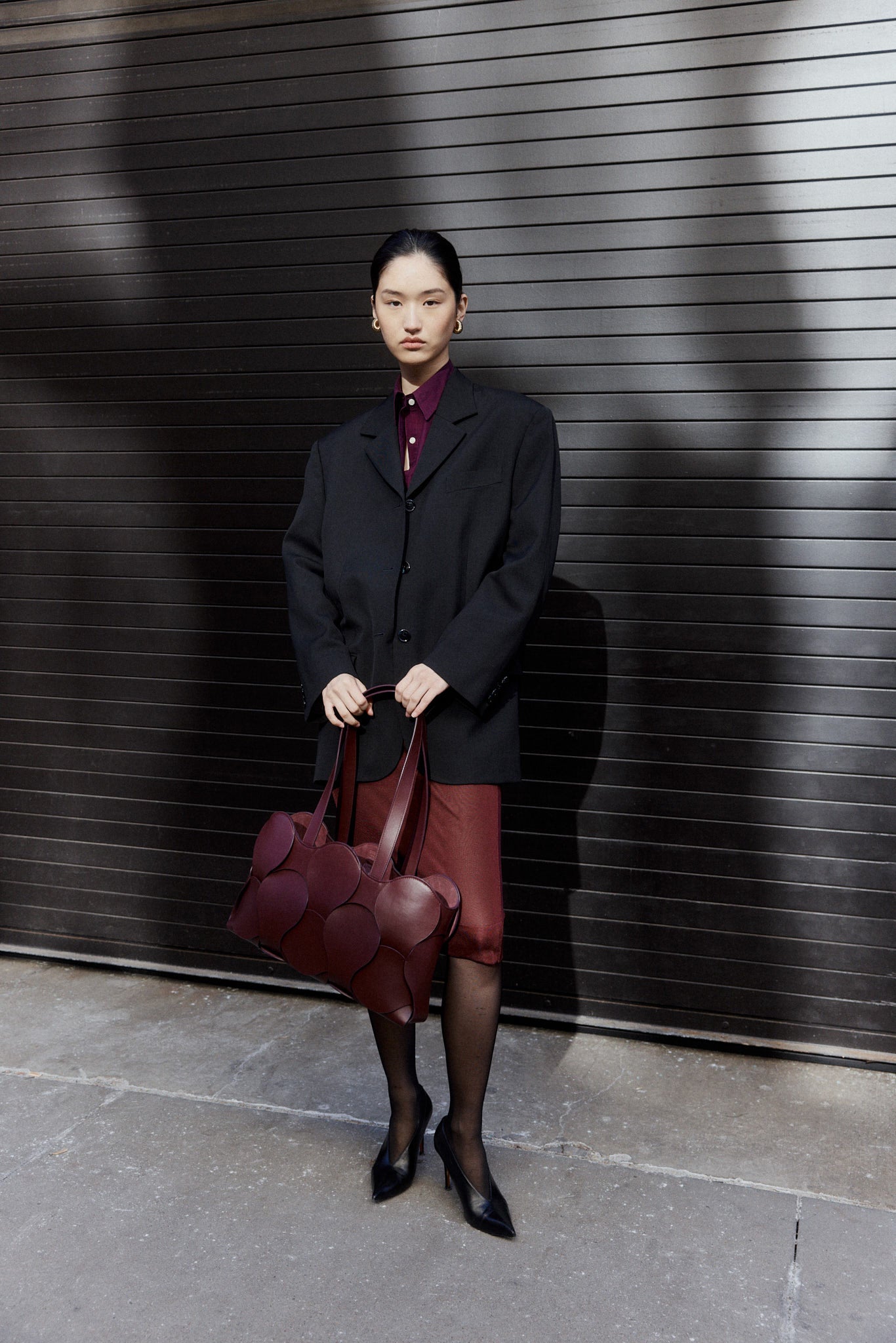 Gigi Tote Bag in Oxblood Red - Stylish Leather Handbag for Women, Perfect for Work, Travel & Everyday Use