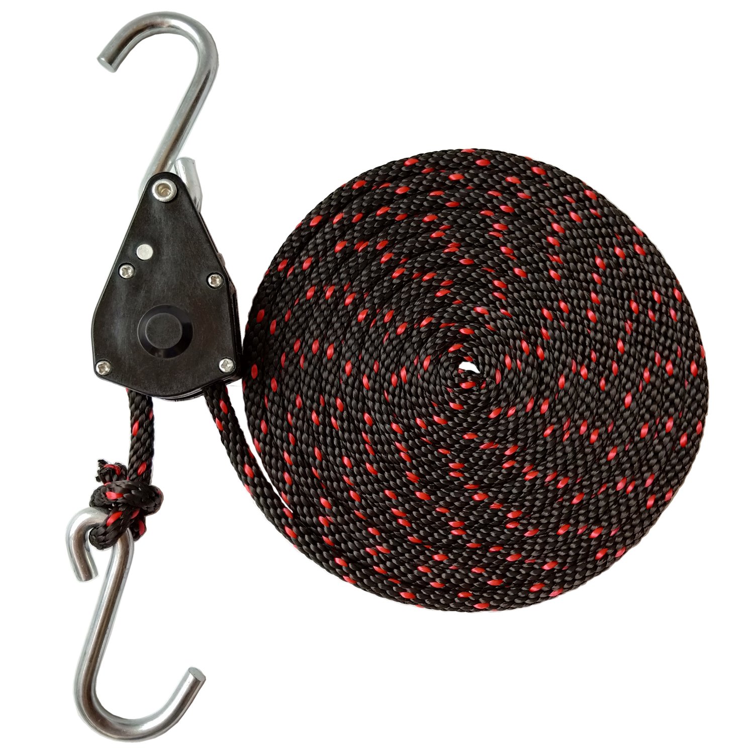 **2-Piece Kayak and Canoe Tie Down Set with Quick Loops & Ratchet Straps - Heavy-Duty Rope for Secure Transport - Perfect for Boating, Camping, and Outdoor Adventures**