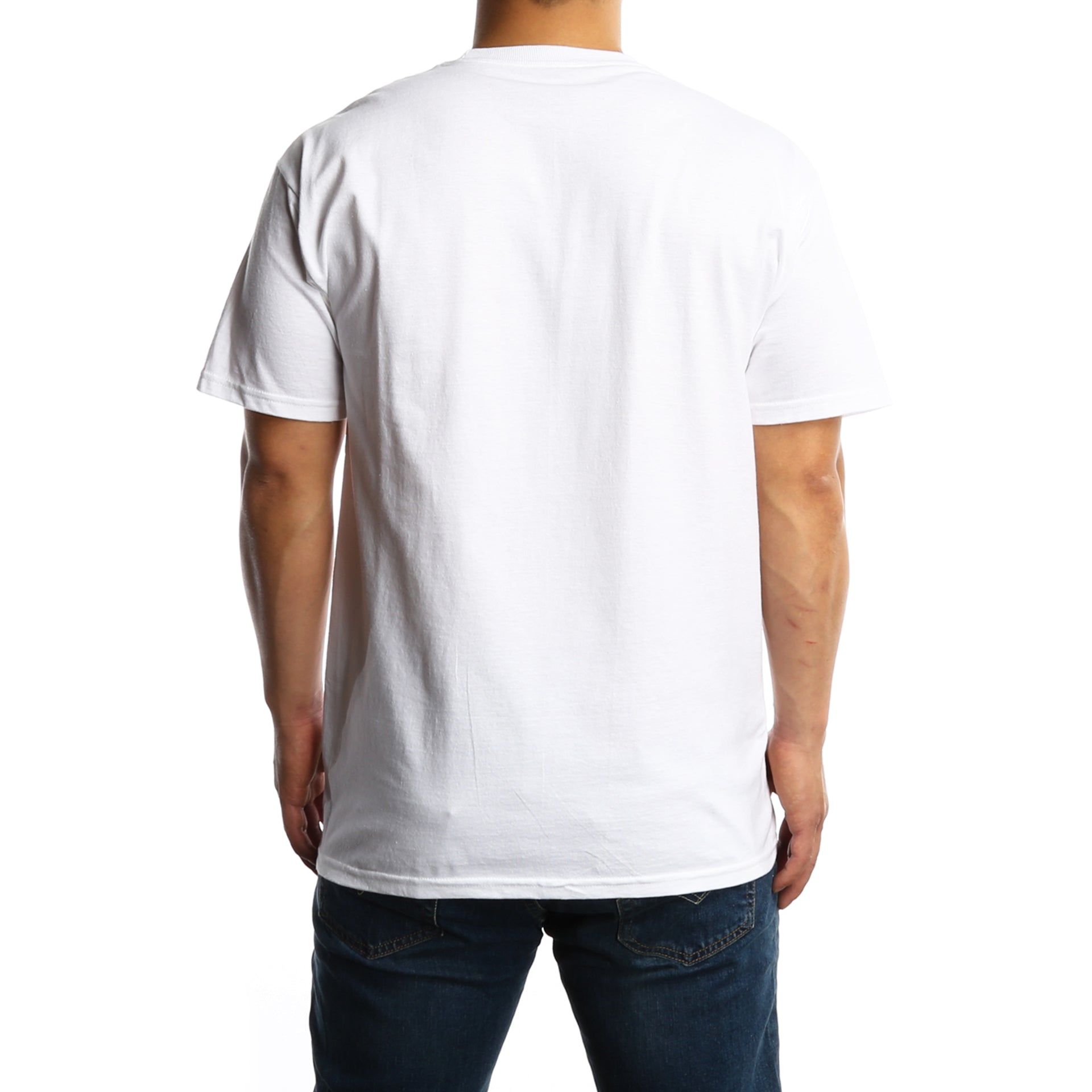 Huf x Felix Box Logo Short Sleeve T-Shirt for Men - White - Streetwear Fashion for Casual Wear & Summer Outfits