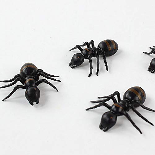 **30PCS Realistic Fake Ant Toy Set - Plastic Insect Cognitive Model for Kids, Halloween Party Decorations & Science Learning - Perfect for Educational Play, Prank Gifts & Themed Parties**