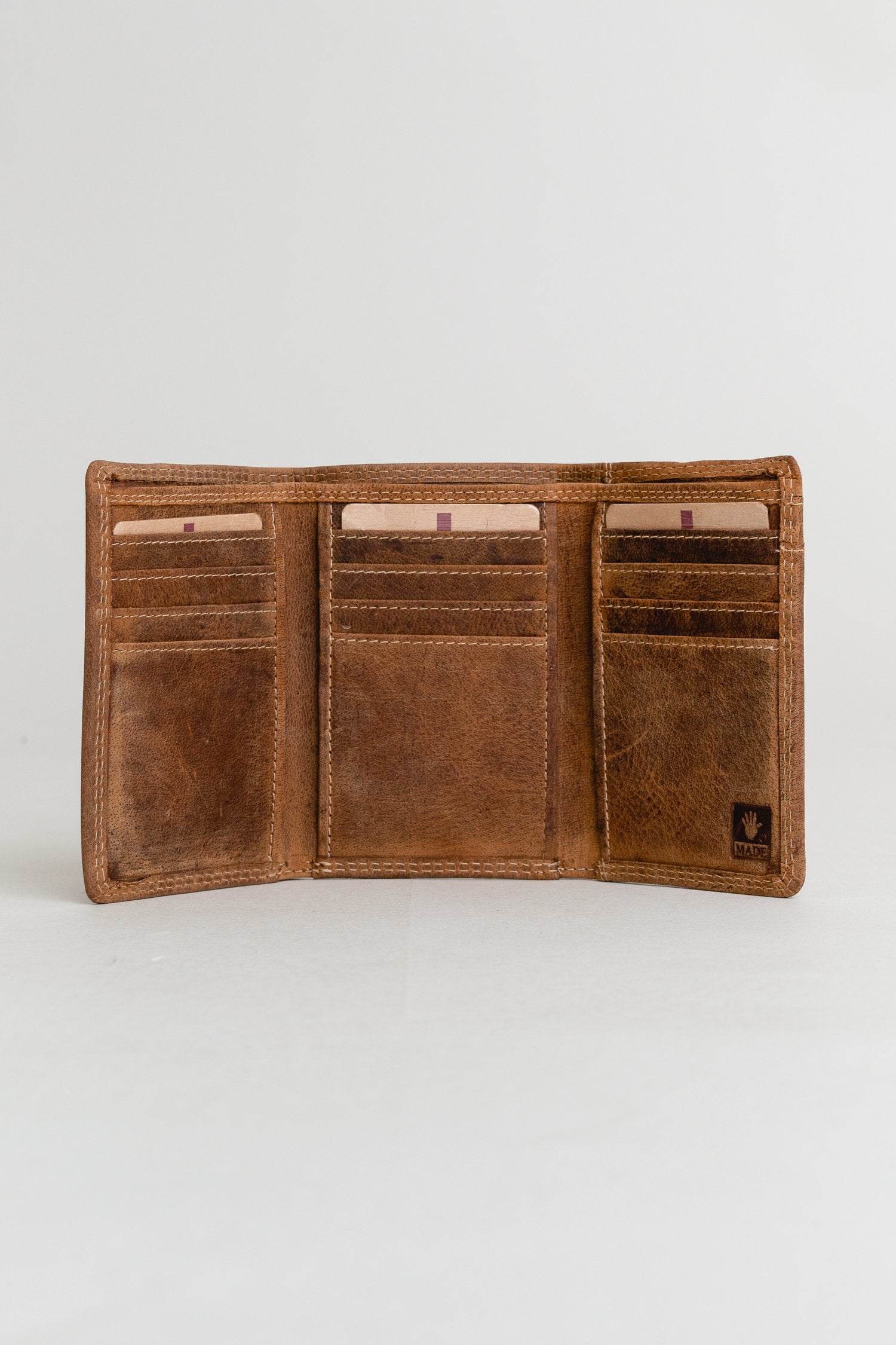 Premium Adrian Klis 225 Trifold Wallet - Genuine Buffalo Leather Bifold for Men - Perfect for Everyday Carry & Travel Essentials