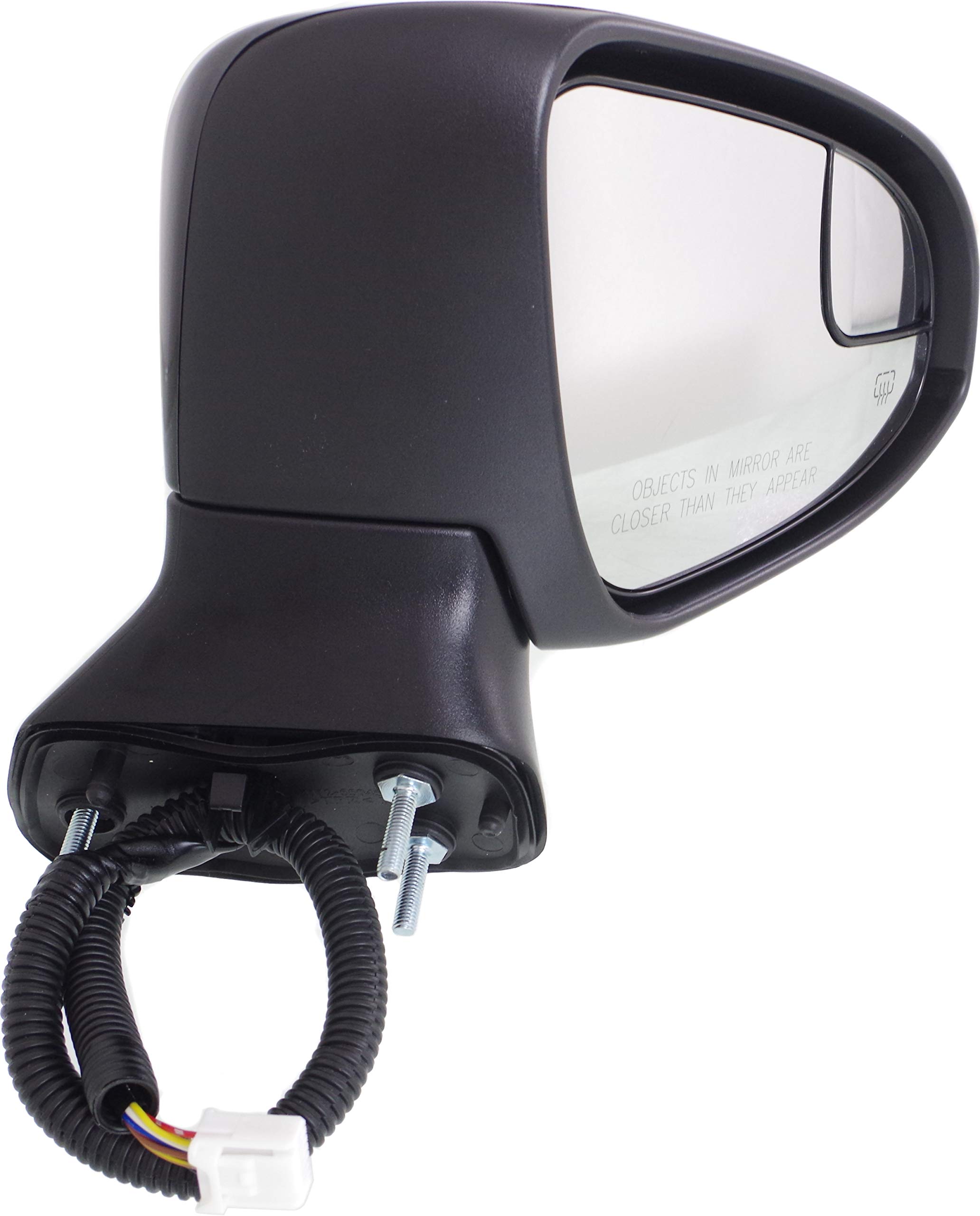 Garage-Pro Heated Power Glass Side Mirror with Blind Spot Detection & Signal Light - Compatible with 2013-2014 Toyota Venza Passenger Side | Perfect for Night Driving and Parking Safety