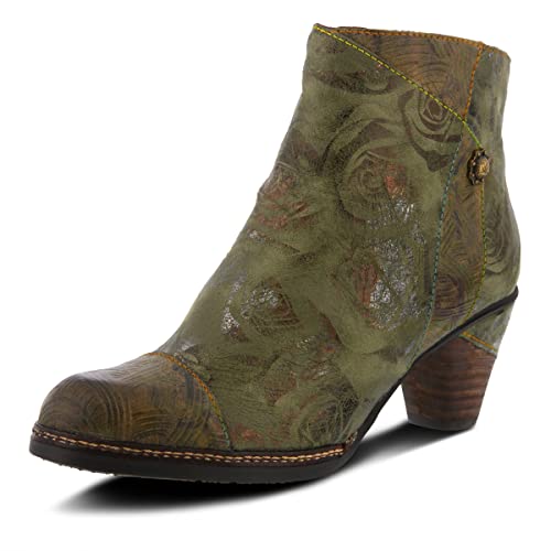 Spring Step L'Artiste Women's Waterlily Boots - Comfortable Ankle Booties for Women, Non-Slip Winter Shoes with Cushioned Insoles | Perfect for Office, Casual Outfits & Cold Weather