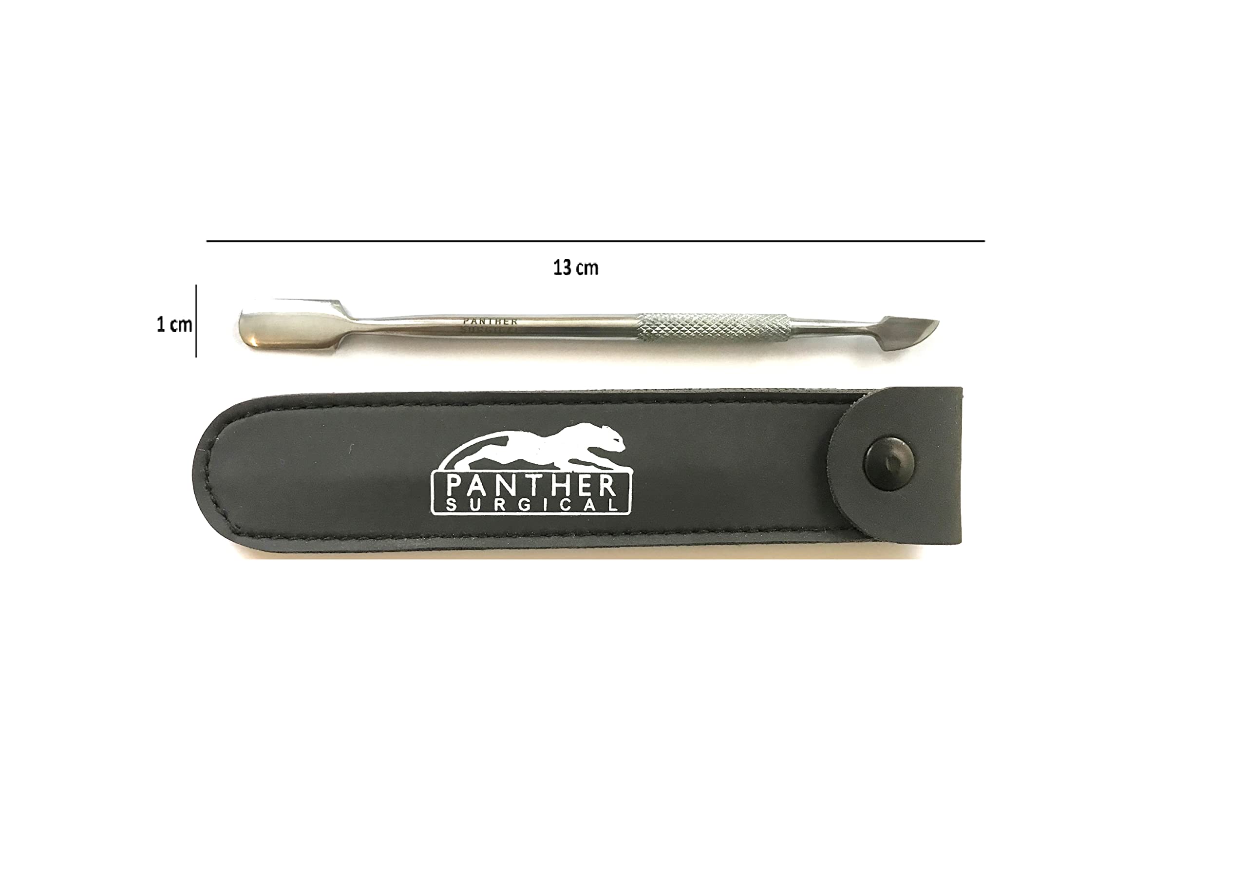 Premium Stainless Steel Cuticle Pusher & Nail Cleaner - Double Ended Manicure Pedicure Tool for Gel Polish Removal - Perfect for Salon & Home Nail Care