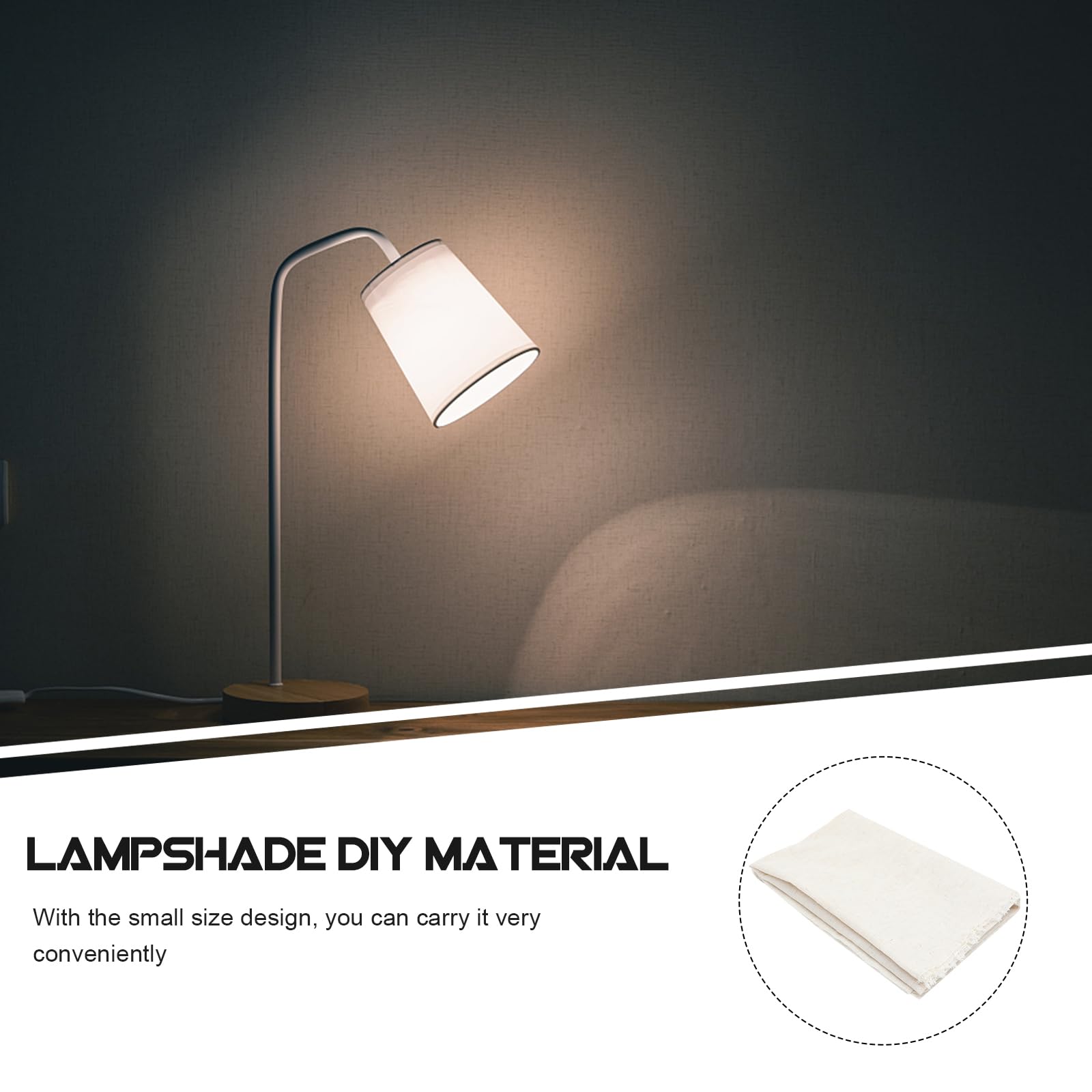 DIY Lamp Shade Making Kit - Premium Lampshade Fabric Materials for Table & Floor Lamps | Customizable Cloth Lamp Shades | Complete Craft Supplies for Handmade Lamp Covers | Perfect for Home Decor Projects & Gift Making
