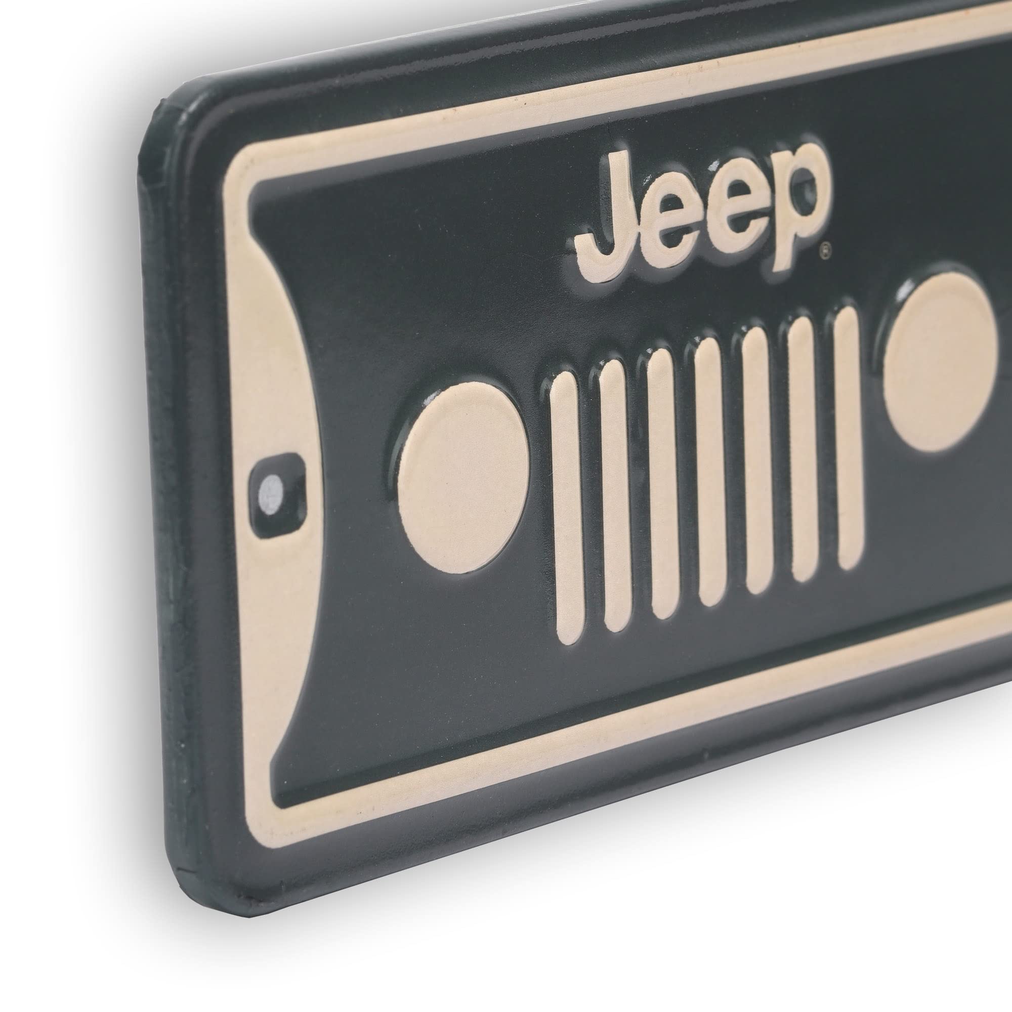 Jeep 4x4 Metal Street Sign - Durable Garage Decor for Man Cave, Workshop & Outdoor Use