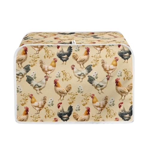 Retro Rooster Floral