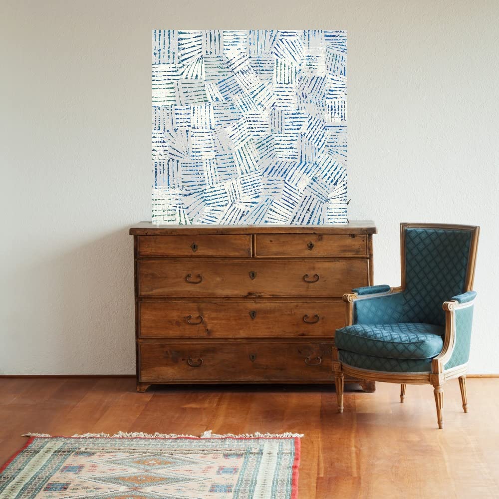 John Burrows Fine Art Canvas Wall Decor - 22x22 Inch Ready to Hang Thrive Canvas Print for Living Room, Bedroom, Bathroom & Office - Modern Home & Office Wall Art for Stylish Interior Design