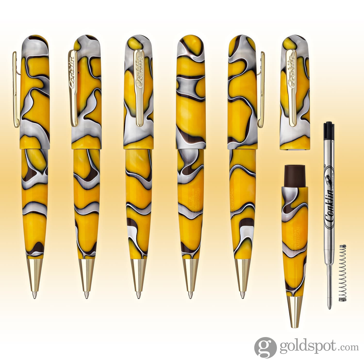 Conklin All American Ballpoint Pen - Yellowstone National Park Edition | Premium Writing Instrument for Professionals & Collectors | Perfect for Office Use, Gift Giving & Travel Journaling