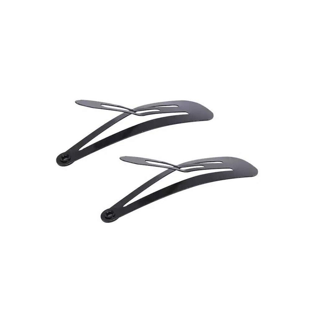 10 Pcs Black Hair Clips for Girls - Non-Slip Hairpins, Headbands & Hairgrips Set - Perfect for School, Parties & Daily Styling