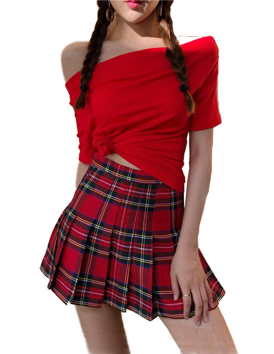 Girl's Pleated School Dress for Teens - Tennis & Scooter Skirt