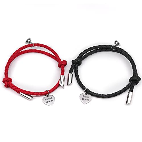 Leather-couple bracelet