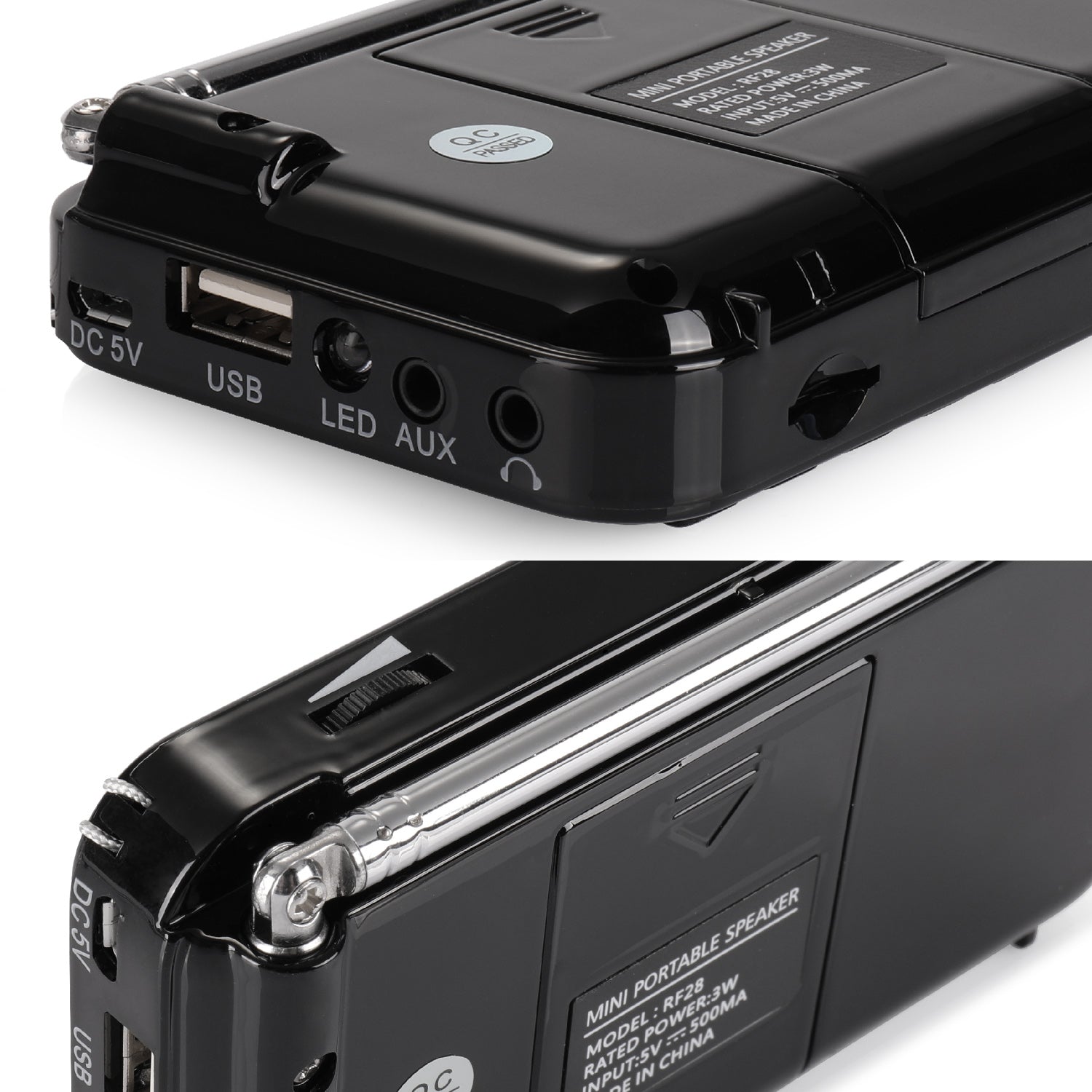 Raddy RF28 Digital Tuning FM Radio with MP3 Player, Flashlight & Sleep Timer | Portable AM/FM Radio with TF Card & USB Support | Perfect for Camping, Emergencies & Home Use