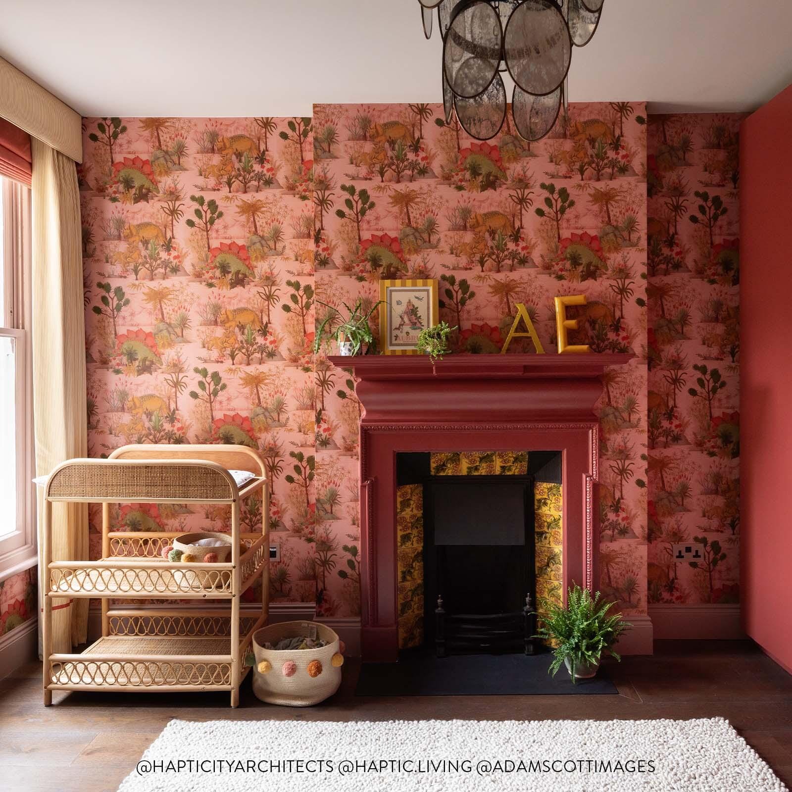 DINOSAURIA Themed Wallpaper - Premium Plaster Wall Decor for Kids Room, Nursery & Playroom - Perfect for Dinosaur Lovers & Themed Bedrooms