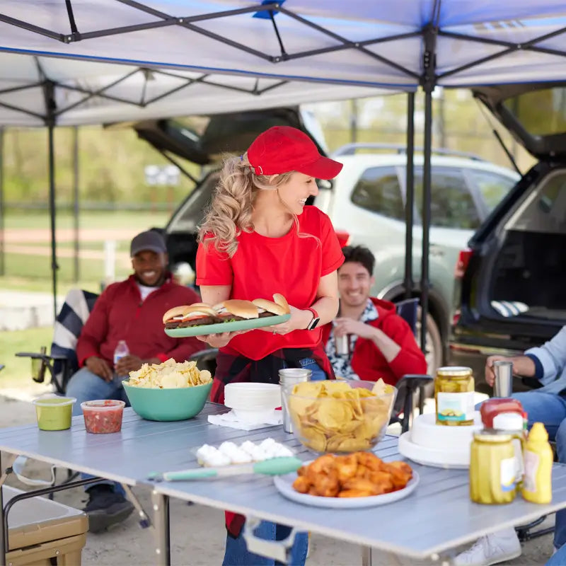 Slim Fold Table XL™ - Portable Folding Table for Camping, Picnics & Small Spaces | Lightweight, Durable & Easy to Store | Perfect for Outdoor, Home & Office Use