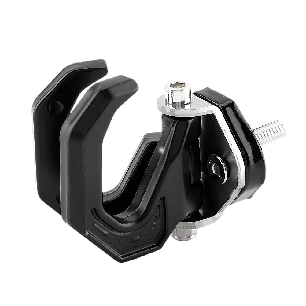 Universal Motorcycle Hanger Hook - Durable Aluminum Alloy Luggage Bag Hook Holder for Motorcycles (Black/Silver) - Perfect for Touring, Commuting & Storage Organization