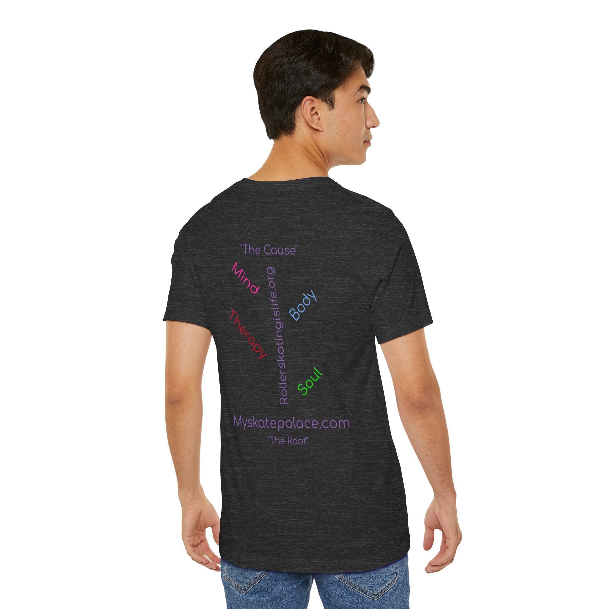SSP Corp Roller Skating is Life Graphic T-Shirt - Comfortable Cotton Tee for Skaters & Roller Derby Fans - Perfect for Casual Wear, Skate Parks & Retro Fashion