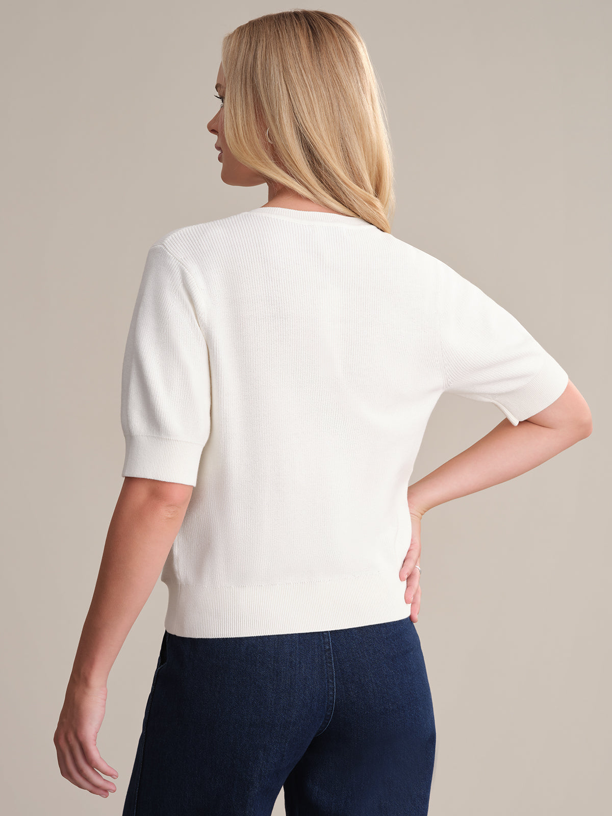 Carlota Women's Puff Sleeve Cotton Blouse - Casual Summer Tops for Women - Perfect for Office Wear, Date Nights & Weekend Outfits