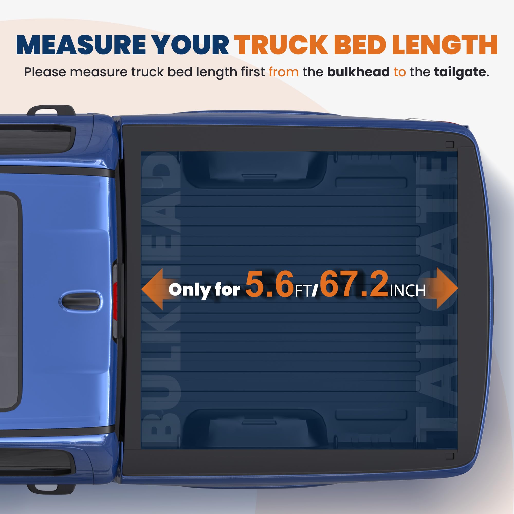 Quad Fold Hard Tonneau Cover for 2009-2025 Dodge Ram 1500 (Incl. Classic & New) | 5.6ft Aluminum Truck Bed Cover | Fleetside Compatible | w/o Ram Box | Weatherproof & Secure Cargo Protection | Perfect for Camping, Work & Outdoor Adventures