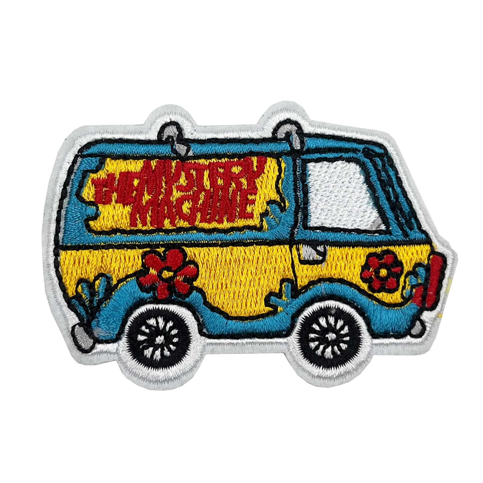 3.2'' Cartoon Mystery Embroidered Iron On Patch Applique - DIY Sewing Patches for Jackets, Hats, Bags & Backpacks - Fun Customization for Kids & Adults