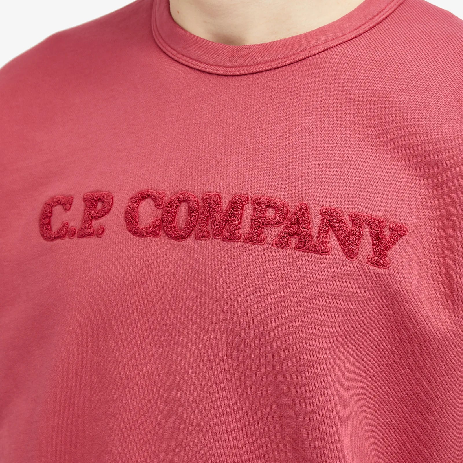 CP Company Applique Logo Sweatshirt for Men | Stylish Casual Pullover Hoodie | Perfect for Streetwear & Everyday Outfits