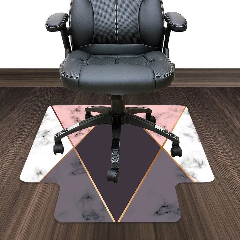Custom Office Chair Mat for Hardwood & Tile Floors - 36
