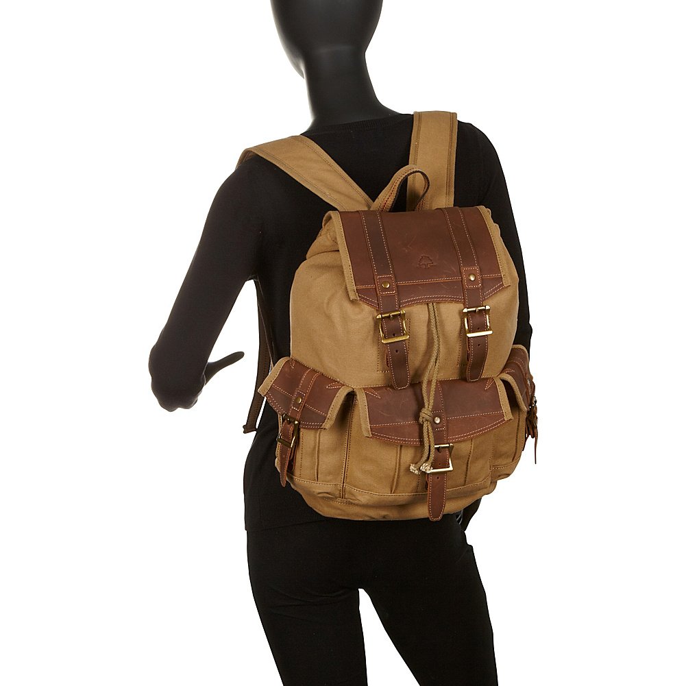 TSD Turtle Ridge Backpack (Olive) - Lightweight Hiking Backpack for Men & Women - Water-Resistant Daypack for Outdoor Adventures, Travel & Daily Commute