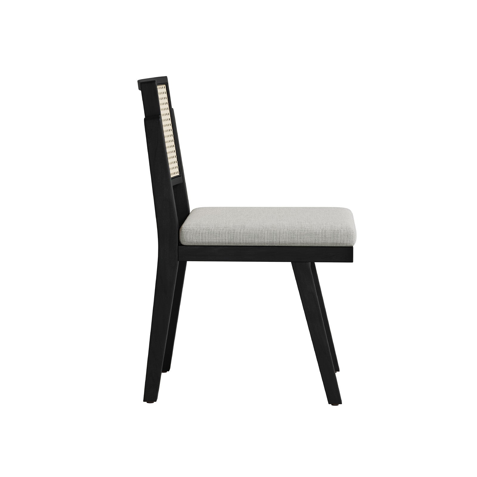 Elazar Modern Woven Rattan Dining Chair with Backrest - Indoor/Outdoor Use - Patio, Dining Room, Kitchen, Restaurant - Comfortable & Stylish Seating Solution