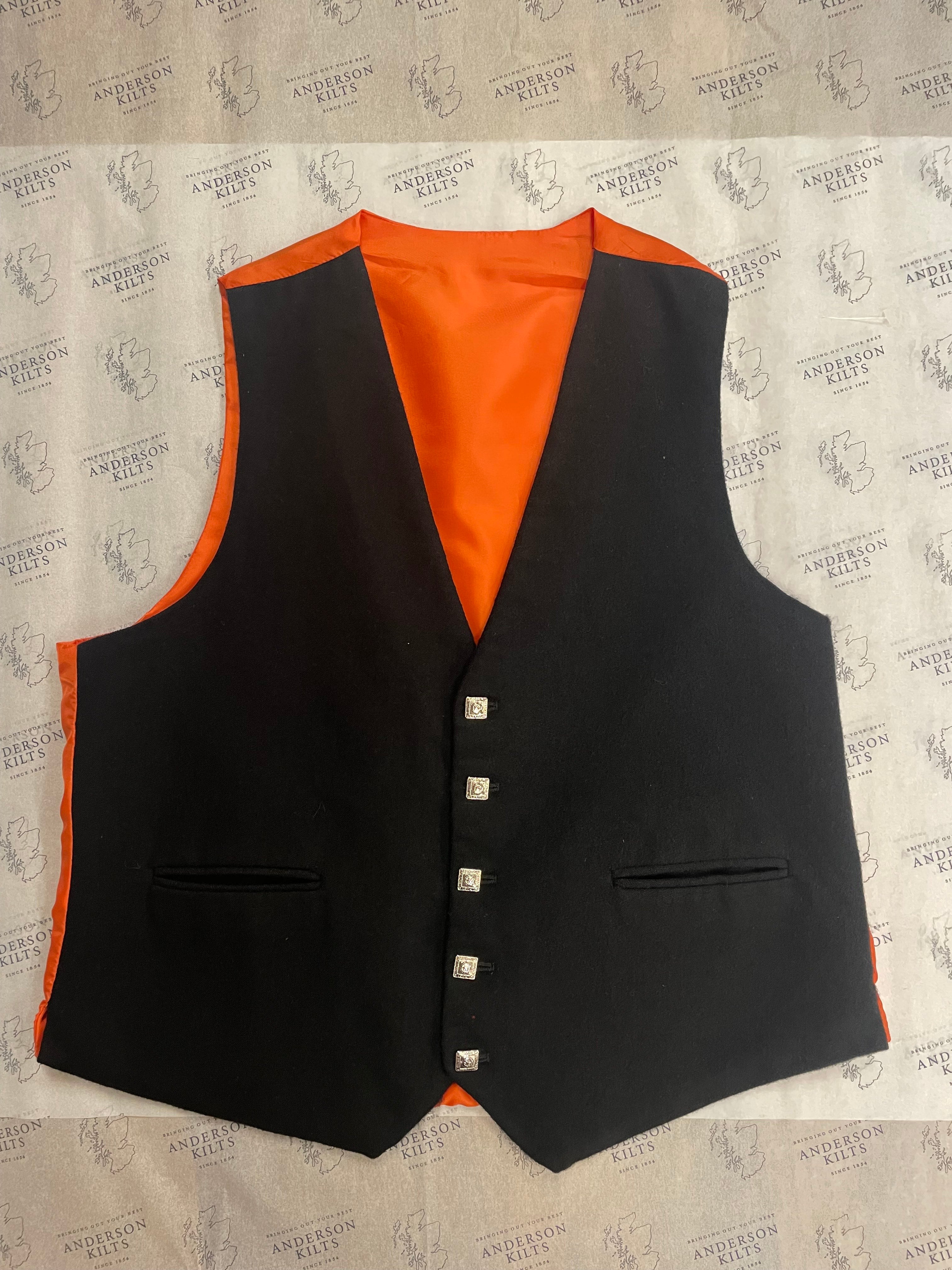 NEW 5 Button Argyll Waistcoat Vest 42 Regular Size | Men's Formal Wear for Weddings, Parties & Business Events